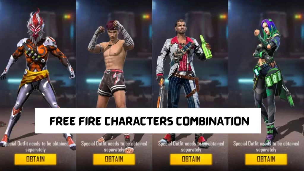 FREE FIRE CHARACTERS COMBINATION (1)