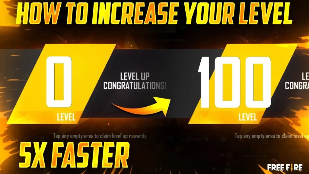 How to level up faster in free fire